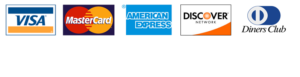 Načini plaćanja — Visa, Mastercard, American Express, Discover, Diners Club